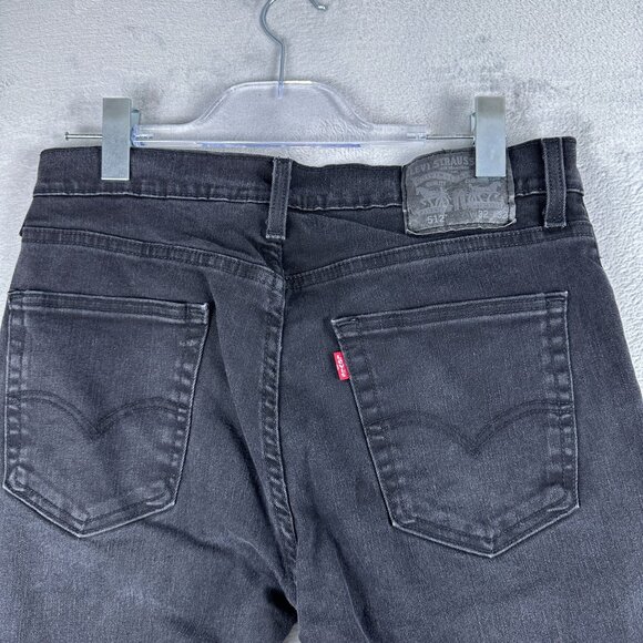 Levi Strauss & Co. 512 Skinny Jeans Womens Size W32X32L High Rise Black - Picture 4 of 14